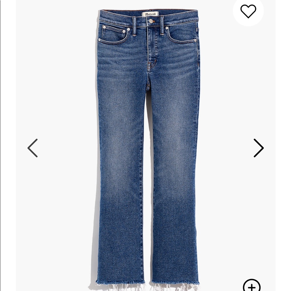 LNWOT Madewell Cali Demi-Boot Jeans - 25 short